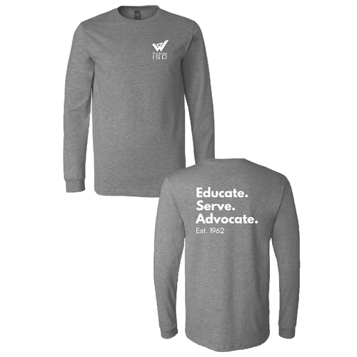 Mens/Unisex Bella Canvas Soft Fitted CVC Long Sleeve Tee -- Deep Heather