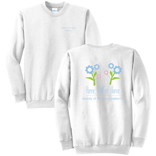 Port and Company Classic Crewneck Sweatshirt -- White