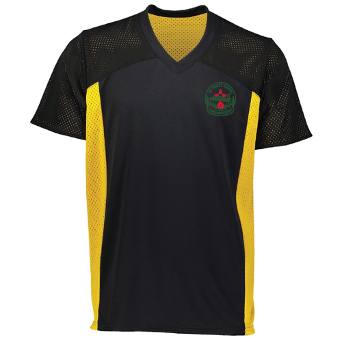 Augusta Reversible Flag Football Jersey -- Black / Gold
