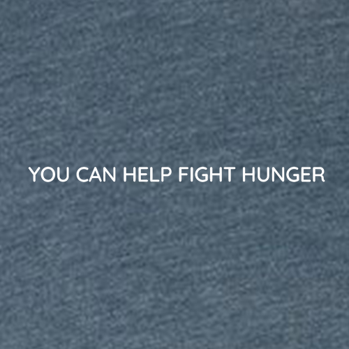 KLF You Can Help Fight Hunger Hooded Sweatshirt -- Indigo Blue