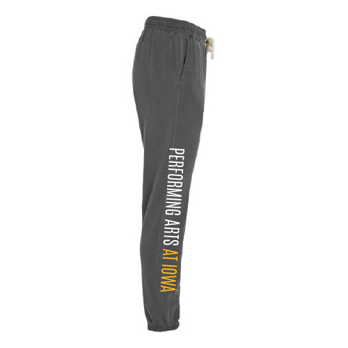 Garment-Dyed Lightweight Fleece Sweatpants -- Pepper