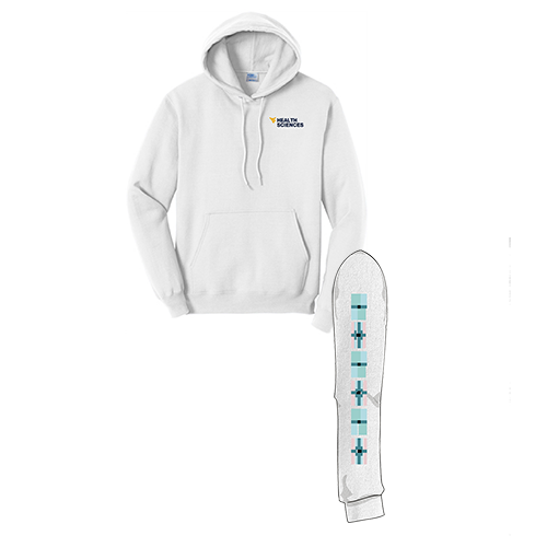 Port and Company Core Fleece Pullover Hooded Sweatshirt -- White