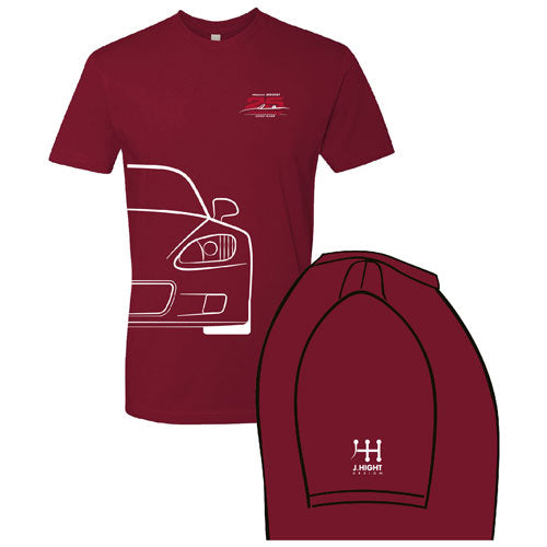 Next Level Mens Fitted Short Sleeve Tee -- Cardinal