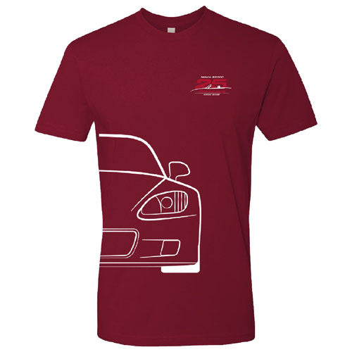 Next Level Mens Fitted Short Sleeve Tee -- Cardinal