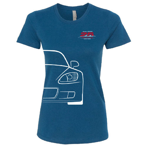 Next Level Ladies Boyfriend Tee -- Cool Blue