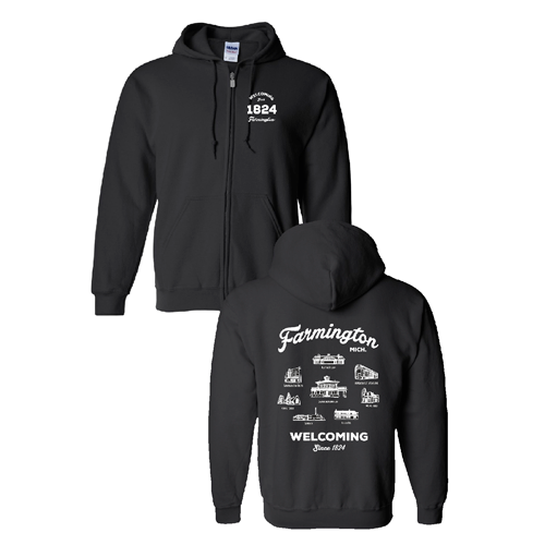 Welcoming Since 1824 Full Zip Sweatshirt