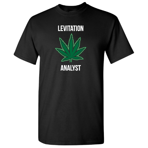 Levitation Analyst T-Shirt -- Black