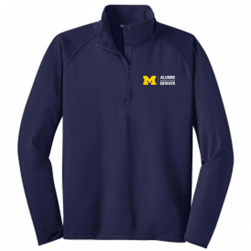 Sport Tek Sport Wick Stretch Half Zip Pullover -- True Navy