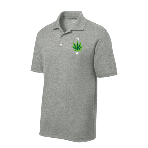 IYKYK Embroidered Polo -- Grey