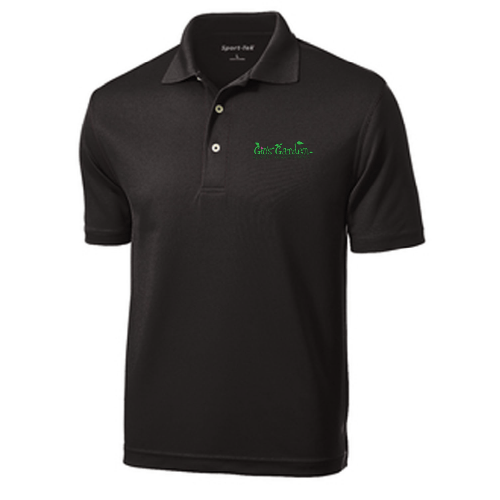 Sport Tek Dri Mesh Sport Shirt Embroidered-- Black