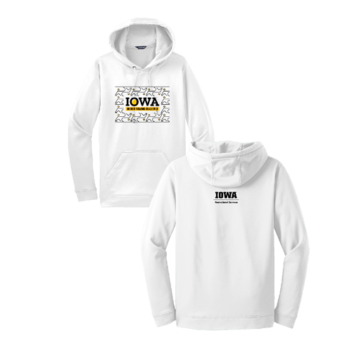 Sport-Tek Fleece Hooded Pullover -- White