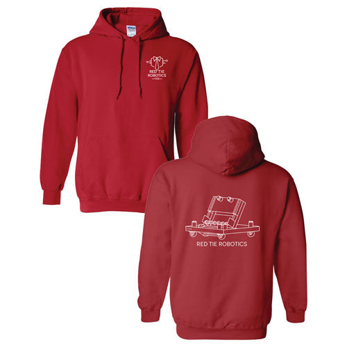 Gildan Heavy Blend Hooded Sweatshirt -- Red