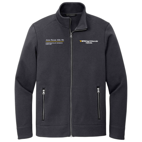 Port Authority® Network Fleece Jacket -- Charcoal