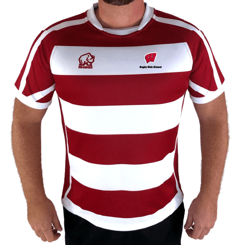 Rhino Rugby Men's Stock Jersey -- Red Stripe