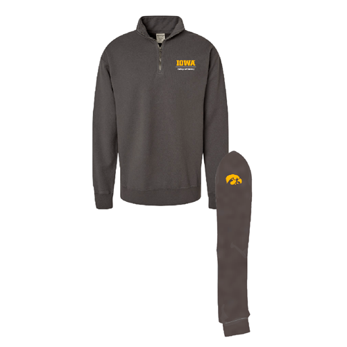 Comfortwash Unisex Fleece Quarter-Zip Sweatshirt -- New Railroad