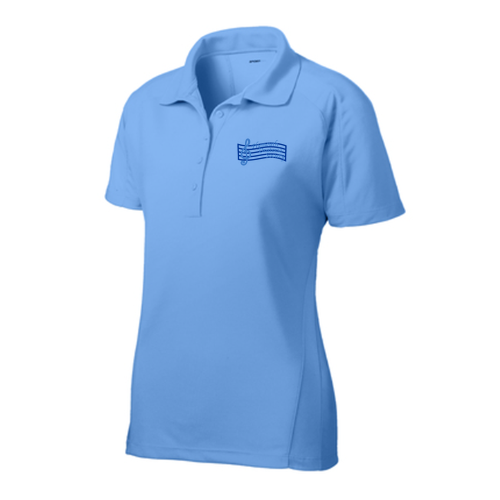 Ladies Sport Tek Dri Mesh Pro Polo -- Carolina Blue