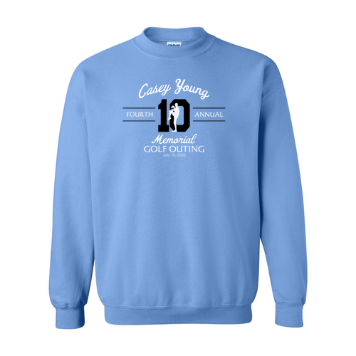 Adult Gildan Heavy Blend Crew Neck Sweatshirt -- Carolina Blue