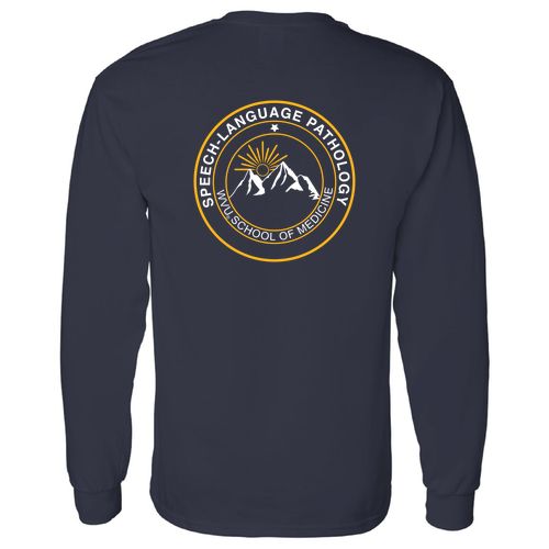 Gildan Heavy Cotton Longsleeve Basic T-Shirt -- Navy