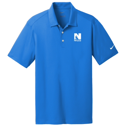 Nike Golf Dri Fit Vertical Mesh Polo -- Brisk Blue, NIC, 16 Points