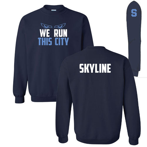 Gildan Heavy Blend Crewneck Sweatshirt -- Navy