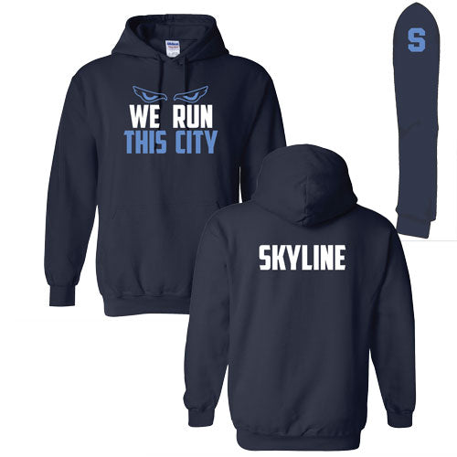 Gildan Heavy Blend Hooded Sweatshirt -- Navy