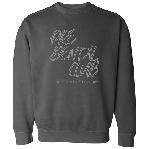 Comfort Colors Unisex Garment-Dyed Crewneck Sweatshirt -- Pepper