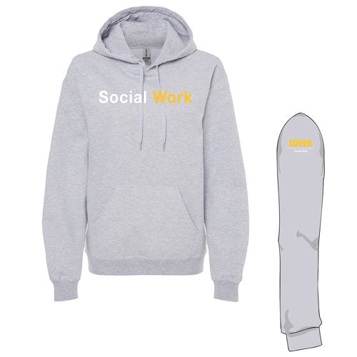 Gildan Adult Softstyle Fleece Pullover Hooded Sweatshirt -- Sport Grey