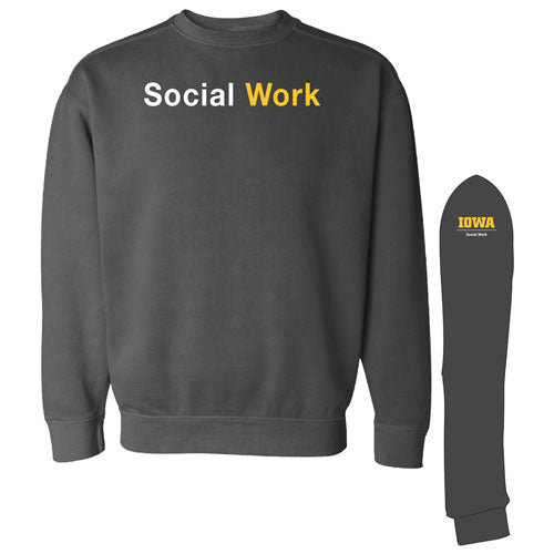 Comfort Colors Crewneck Sweatshirt -- Pepper