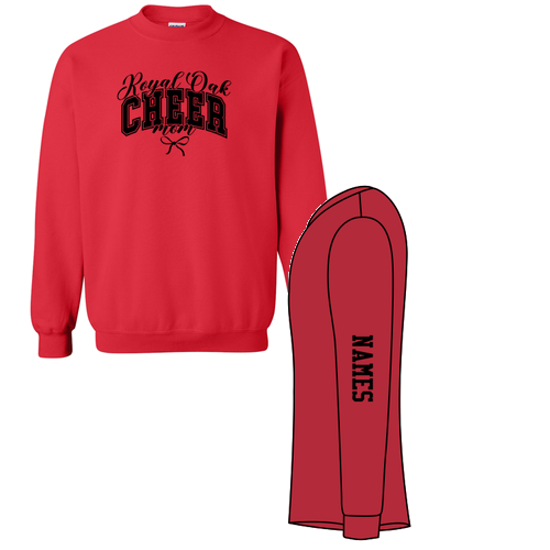 Gildan Heavy Blend Crew Neck Sweatshirt -- Red