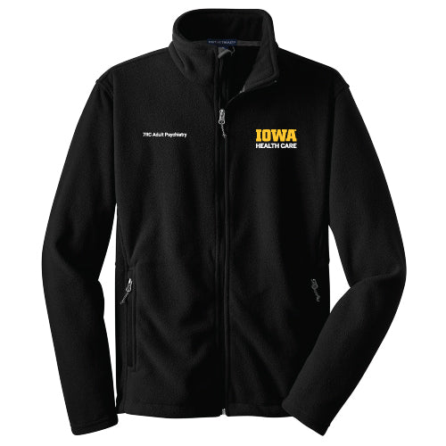 Port Authority Value Fleece Jacket Embroidered -- Black