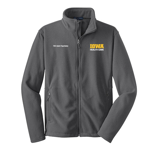 Port Authority Value Fleece Jacket Embroidered -- Iron Grey