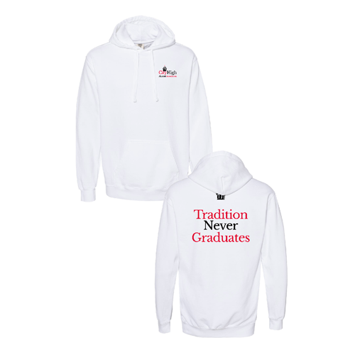 Comfort Colors Garment Dyed Hooded Pullover Sweatshirt -- White