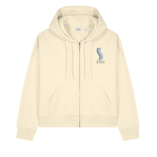 Stanley/Stella Women’s Stella Ida Full-Zip Hooded Sweatshirt -- Natural Raw
