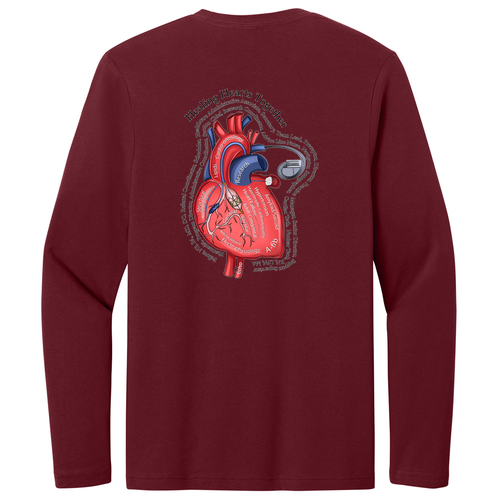 Gildan Softstyle Longsleeve T Shirt -- Garnet