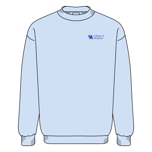 Gildan Heavy Blend Crew Neck Sweatshirt -- Light Blue