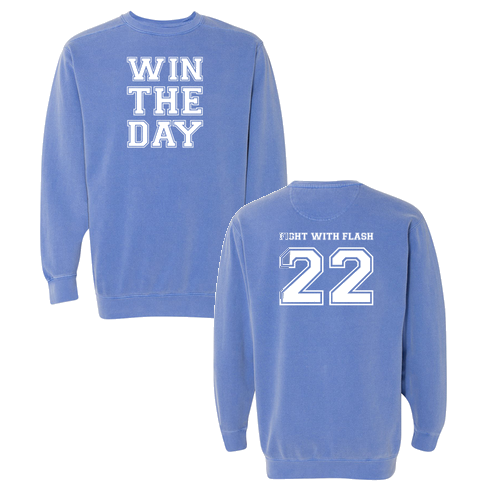 Comfort Colors Crewneck Sweatshirt -- Flo Blue
