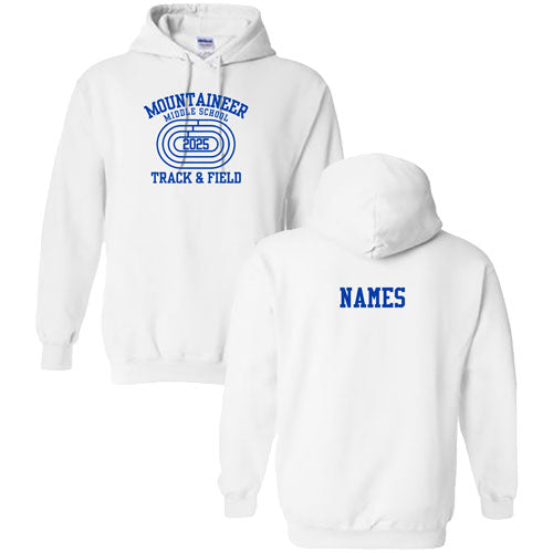 Gildan Heavy Blend Hooded Sweatshirt -- White