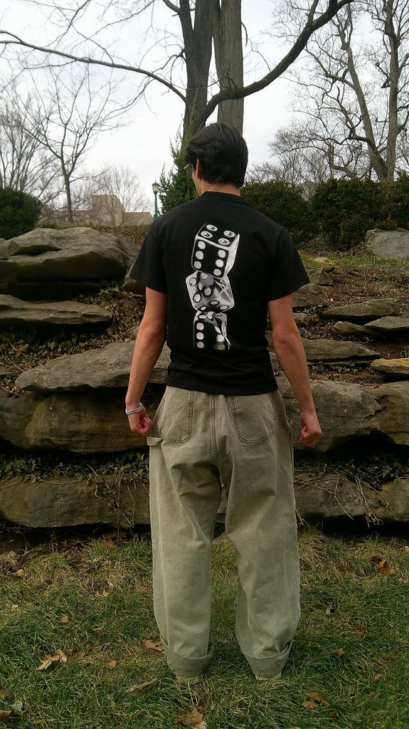 BLACK INSANITY DICE TEE