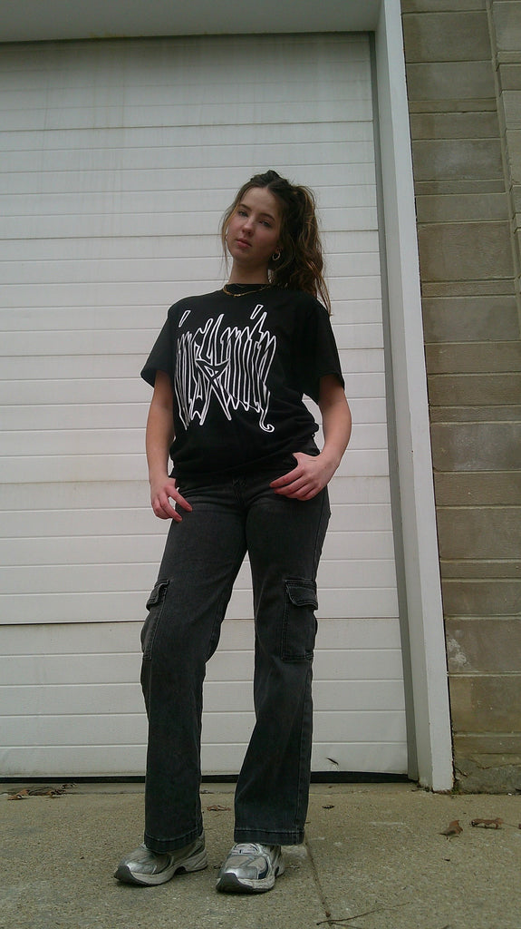 BLACK INSANITY DICE TEE