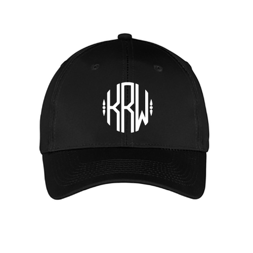 KRW Reunion 6-panel Twill Hat -- Black