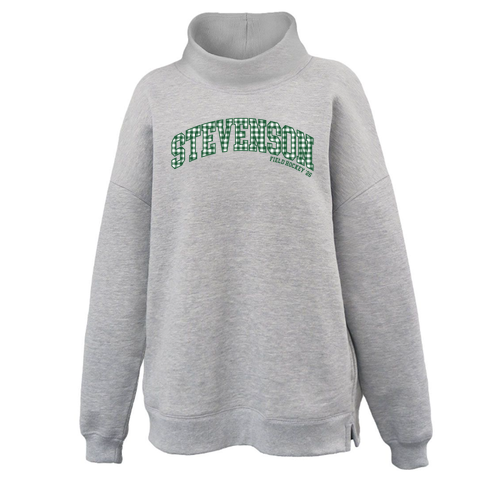 Pennant Womens Oversize Mockneck -- Grey