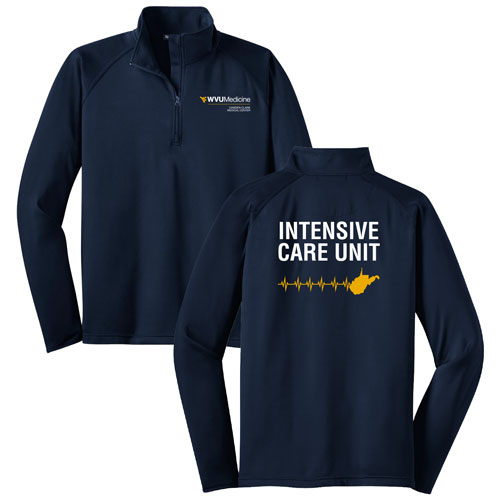 ICU Design Sport Tek Sport Wick Stretch Half Zip Pullover -- True Navy