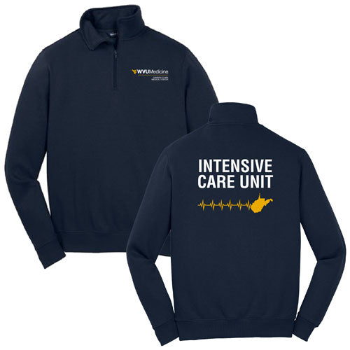 ICU Design Sport Tek Quarter Zip Sweatshirt -- True Navy