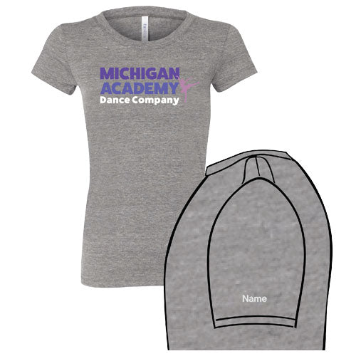 Ladies' Bella Canvas Triblend Short-Sleeve T-Shirt -- Grey Triblend