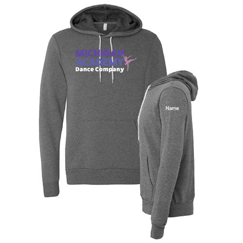 Mens/Unisex Bella Canvas Sponge Fleece Hoodie -- Deep Heather
