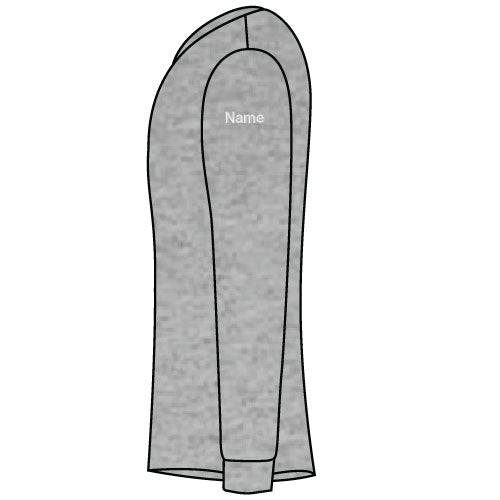 Youth Gildan Full Zip Hooded Sweatshirt -- Sport Grey