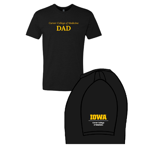 Next Level Mens CVC Crew CCOM Dad -- Black
