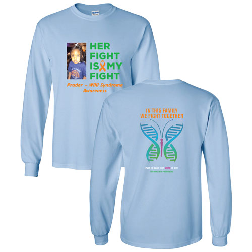 PWS Long sleeve T-Shirt -- Light Blue