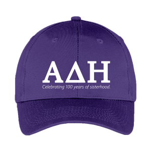 Port and Company 6 Panel Twill Hat -- Purple