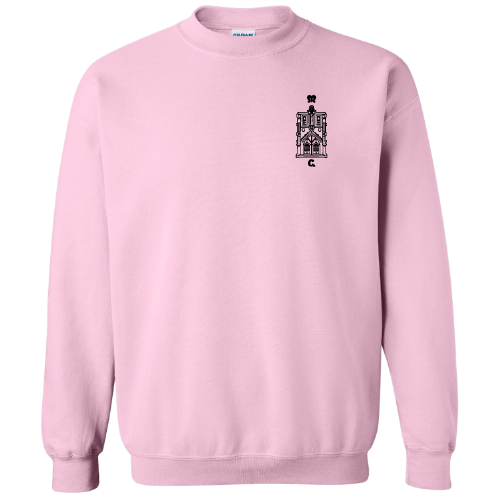 Gildan Heavy Blend Crewneck Sweatshirt -- Light Pink